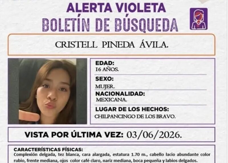 High school student goes missing in Chilpancingo, Guerrero