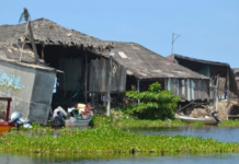 High surf destroys at least 10 thatched-roof shelters on Boca Chica beach in Tecpan