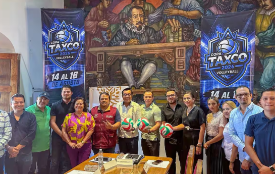 Taxco prepares to welcome thousands of visitors for the Taxco 2026 Volleyball Cup.